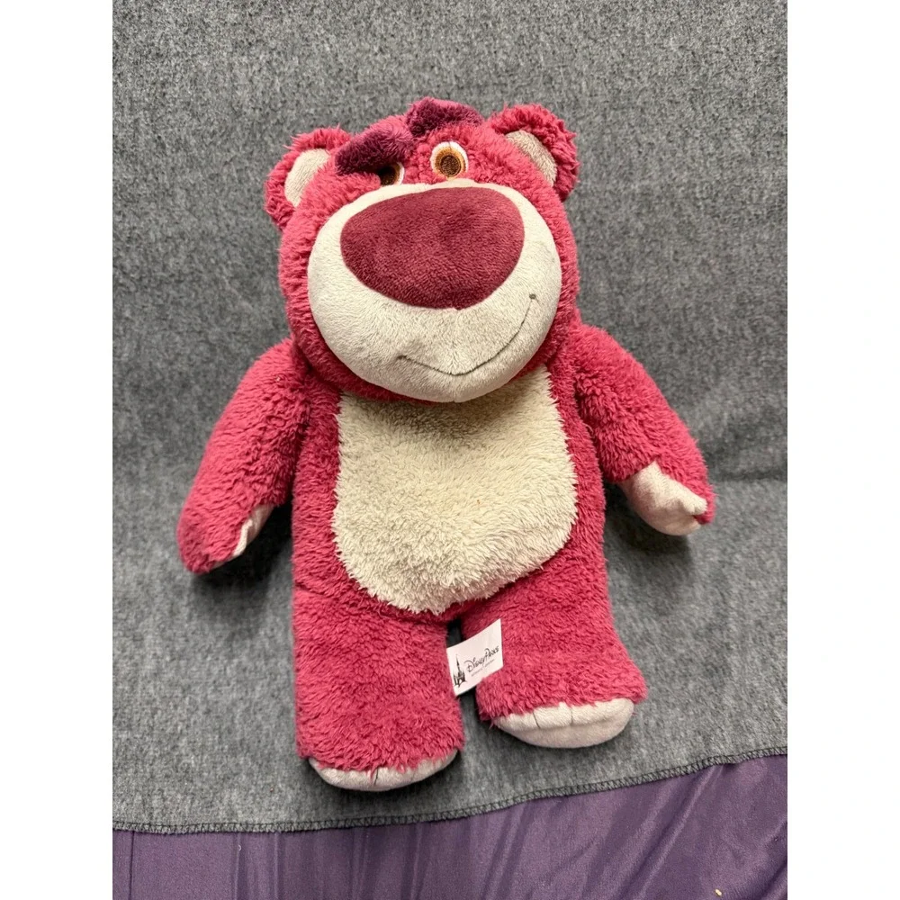 Disney Parks Toy Story 3 Lotso Huggin Bear Plush Pink Strawberry Scented 15 inch